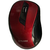 XPLORE miška XP1223, rdeča