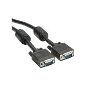 ROLINE High Quality VGA Cable with Ferrite + DDC, HD15 M - HD15 M 15 m