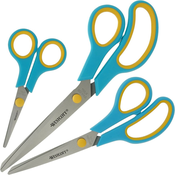 ŠKARJE WESTCOTT SET EASY GRIP 13cm, 20,1cm, 24,7cm MODRE 1/3 N-90028 00