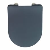 Siva WC deska Wenko Sedilo Grey, 45,2 x 36,2 cm