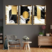 Zidna slika Huhu393, 30x40 cm, 3 dijela