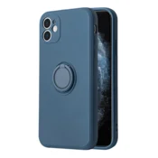 Silikonski ovitek Liquid Ring za Samsung Galaxy A03 A035 LTE - modra
