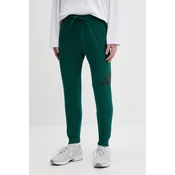 adidas  Pantalon  Essentials Big Logo French Terry Vert  Zelena
