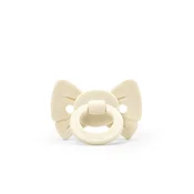Elodie - duda Binky Bow, Oat White Newborn