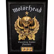 Motörhead Everything Louder Forever Našitek za šivanje 36 x 30 cm
