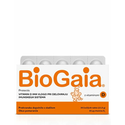 BioGaia Protectis z vitaminom D - okus pomaranče, 30 žvečljivih tablet