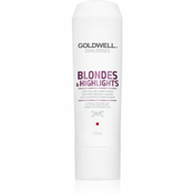 Goldwell Dualsenses Blondes & Highlights balzam za blond lase nevtralizira rumene odtenke  200 ml