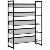 HOMCOM HOMCOM stojalo za čevlje jeklo 72D x 30Š x 102V cm črno, (5000242256)