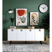 Hanah Home Komoda Mirza Modern 180, Bela