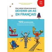 Mon cahier dexercices pour devenir un as en français CE1-CE2, 7-8 ans