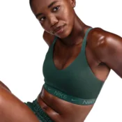 Nike Womens Indy Medium Support Padded Bra, Vintage Green - XS