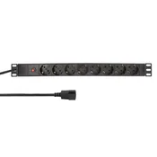 Razvodni PDU panel za rek sa 8 uticnih mesta CEE 7/3 konektor C14 ( PS013 )