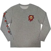 Guns N Roses Splatter Seal (Back & Sleeve print) Grey M Majica