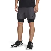 Moške kratke hlače Under Armour  Vanish Wven Short 2.0 2in1 Castlerock / Black XXL