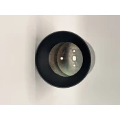 TOTETM TIM Nadgradna rozetna prazna GU10, TLM-PR12-T70BK, Krug, Crna