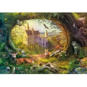 Schmidt - Puzzle Pravljični grad in gozdna čarovnija - 1 000 kosov