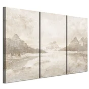 shumee Slika na italijanskem platnu 90 x 60 cm triptih - boho stil - narava Slika na italijanskem platnu 120 x 80 cm triptih - boho stil - narava
