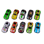 Netscroll CatapultCars, otroški set 10 avtomobilčkov