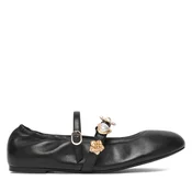 Balerinke Stuart Weitzman Socharming Mary Jane SN124 Črna