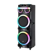 NDR Bluetooth zvucnik NDR-21280, 100W, 2x12, 2 mikrofona, Crni