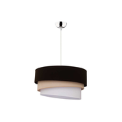 Duolla - Luster na sajli TRIO 1xE27/40W/230V pr. 45 cm braon/bež/bela