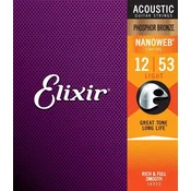 ELIXIR 12-53 LIGHT PHOSPHOR BRONZE strune za akustično kitaro