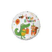 Balon folija Happy Birthday Krokodil