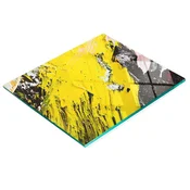 shumee Trpežna in elegantna steklena tabla z abstraktnim teksturnim vzorcem 60x52 cm
