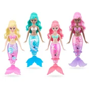 Interaktivna lutka Zuru Pets Alive - Magic Swimming Mermaid, 15 cm, asortiman
