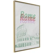 Poster - Pastel Rome 40x60