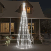 vidaXL vidaXL Novoletna jelka iz 732 hladno belih LED lučk 500 cm, (20579594)