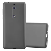 Cadorabo Cadorabo Case, združljiv z Nokia v kovinsko sivi - zaščitni pokrov, narejen iz fleksibilnega silikona TPU, (20585693)