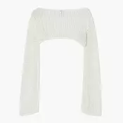 Cropp - Rupicasti džemper - white