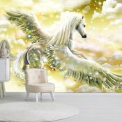 Samoljepljiva foto tapeta - Pegasus (Yellow) 147x105