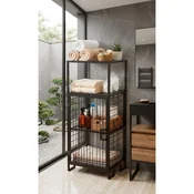 Hanah Home višenamenski ormaric Vorn, 41,5 cm, crni