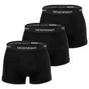 Emporio Armani Boksarice črna/bela