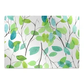 Decormat Podloga za zaščito tal Green branches 140x100 cm 15 cm