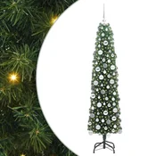 Vidaxl Umestno božično drevo Zelena 180 cm PVC in Jeklo in Plastika