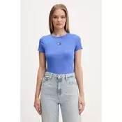 Tommy Jeans kratka majica ženska iz bombaža z elastanom