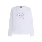 Karl Lagerfeld Majica roza/črna/bela
