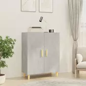 Vidaxl vidaXL Predalnik, betonsko siv, 70x34x90 cm, material na osnovi lesa