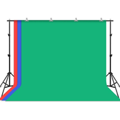 Puluz Photo studio background support 2x3m + Backdrops 3 pcs PKT5205