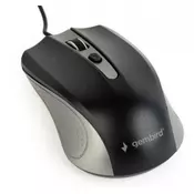 MUS-4B-01-GB Gembird Opticki mis 800-1200Dpi 4-button spacegrey/black USB