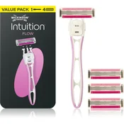 Wilkinson Sword Intuition Flow Hybrid ženski brivnik + nadomestna glava 1 kos