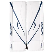 Ščitniki za noge za vratarja Bauer GSX White/Blue Intermediate M