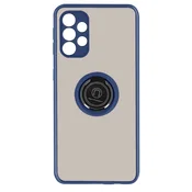 AVIZAR Ovitek z obrocem za Samsung Galaxy A52, A52 5G in A52s - hrbtna stran z motno zašcito proti prstnim odtisom, združljivo z magnetnim držalom - modra, (20629807)