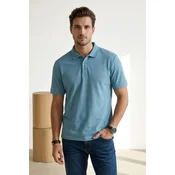 Trendyol Muška majica Tmnss26Po00016, Plava