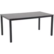 Vrtna miza Harris aluminij sintran kamen antracit-siv 74 x 90 x 160 cm