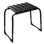 Kopalniški stolček HANDICAP, nastavljiva višina, črn - Črna - 595x540x360 mm - Ridder - 24 - Aluminij; plastika - Sedež za prho/kopalniški stolček - Kvadratni - 595 - 540 - 360 - 130 - 14