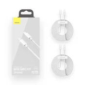 BASEUS 2x kabel Simple Wisdom iPhone Lightning - USB-C 20 W 1,5 m - bel